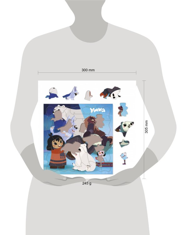 Головоломка с дополненной реальностью. 45 деталей. Умка и друзья. 30х30,5 см. ГЕОДОМ