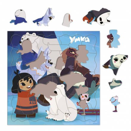 Головоломка с дополненной реальностью. 45 деталей. Умка и друзья. 30х30,5 см. ГЕОДОМ