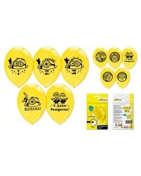 Воздушные шарики «Миньоны 2» 30 см, 5 шт., дизайн 2