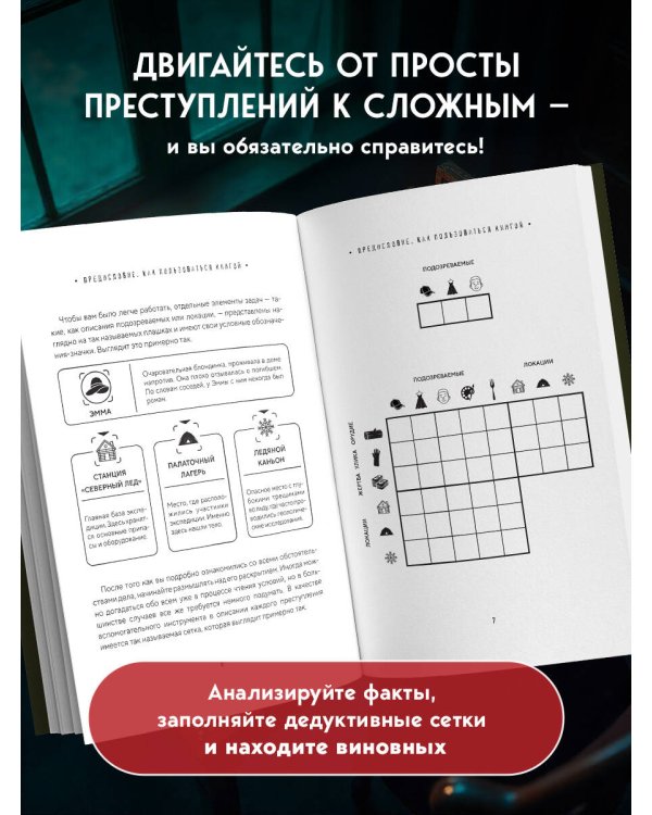 Тайна преступления. Захватывающие детективные задачки для развития логики