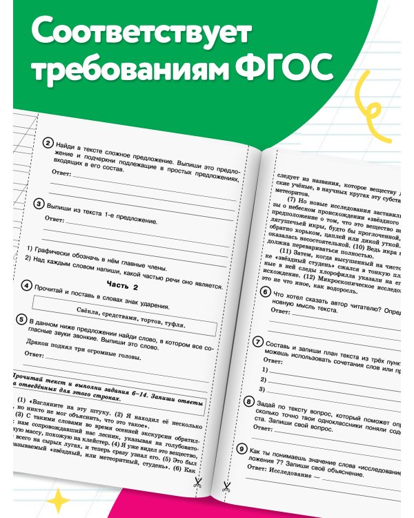 Дополнительное изображение книги «Русский язык за курс начальной школы. Интенсивный курс подготовки к ВПР»