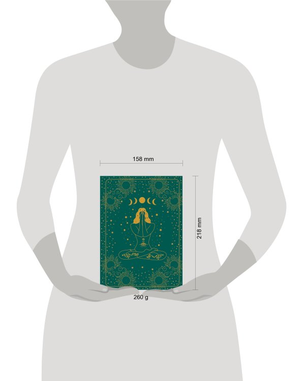 Блокнот. Волшебство начинается здесь (глубокий зеленый)