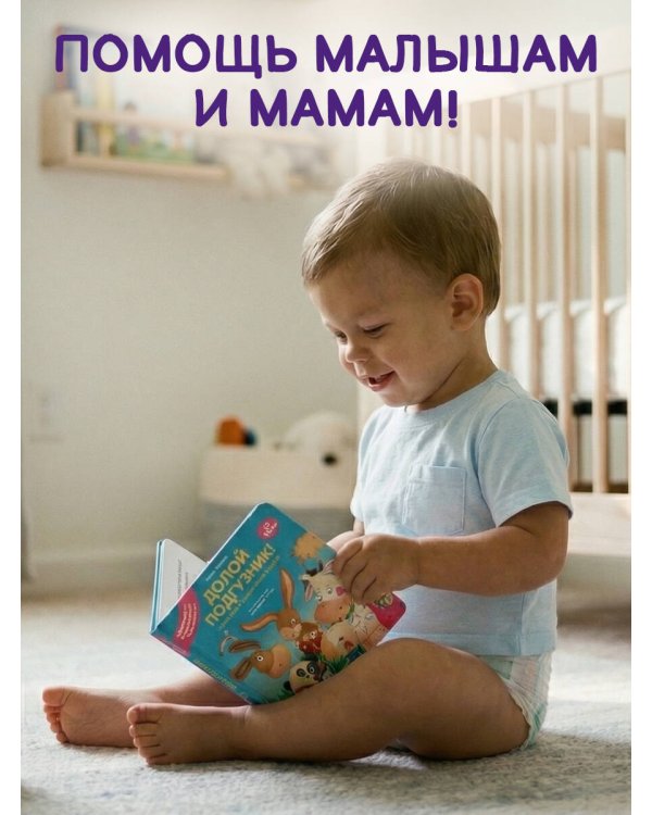 Долой подгузник! Книга для самостоятельных малышей (ил. С. Краушар)