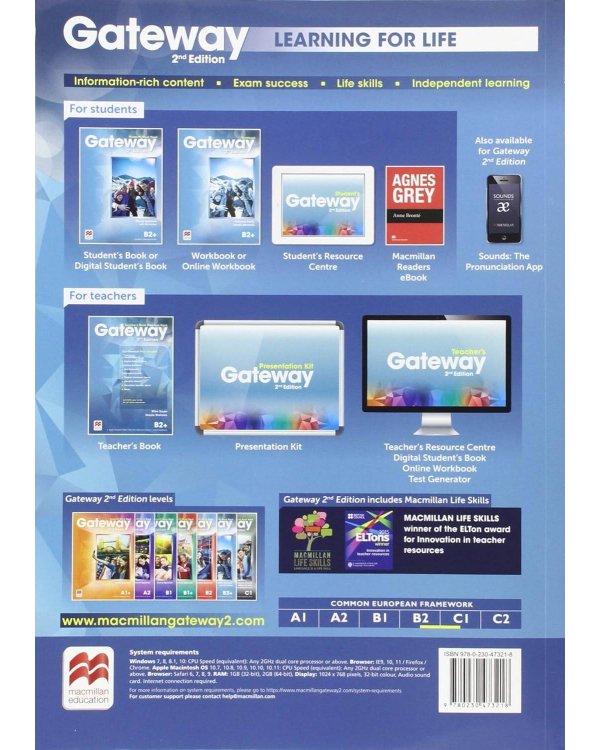 Gateway Second Edition B2+ Student's Book with online resources Учебник уровень B2+