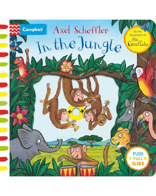 Дополнительное изображение книги «In the jungle (Axel Scheffler) В джунглях (Аксель Шеффер) /Книги на английском языке»