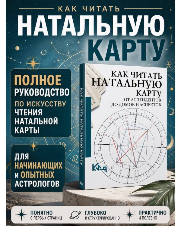 Дополнительное изображение книги «Как читать натальную карту. От асцендентов до домов и аспектов»