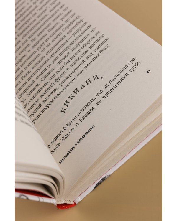 Приложение к фотоальбому