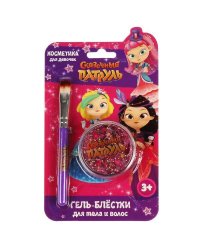 Косметика для девочек СКАЗОЧНЫЙ ПАТРУЛЬ гель-блест для тела/волос роз блист МИЛАЯ ЛЕДИ в кор.4*24шт