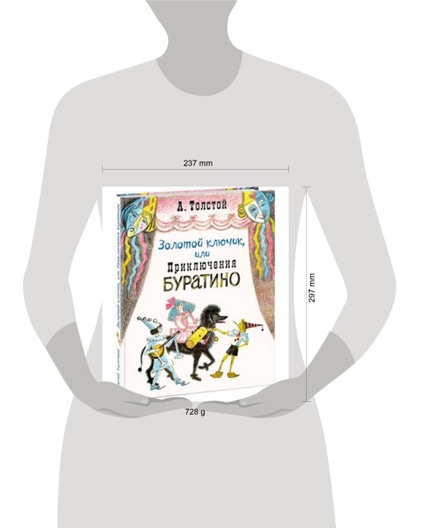 Золотой ключик, или Приключения Буратино. Толстой.