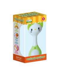 Набор музыкальная игрушка-погремушка "Веселый котенок"