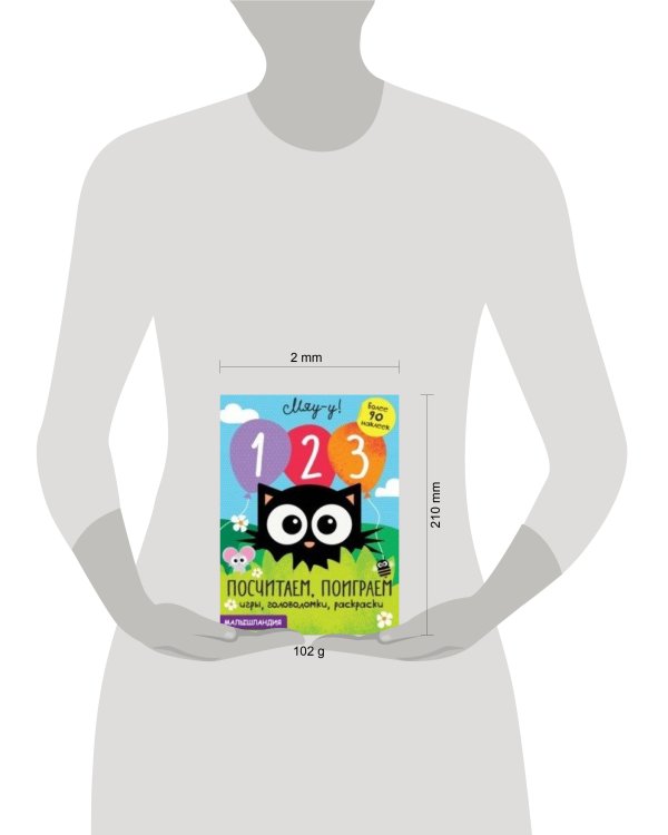 Малышландия. 1,2,3-посчитаем, поиграем.Образец карточки