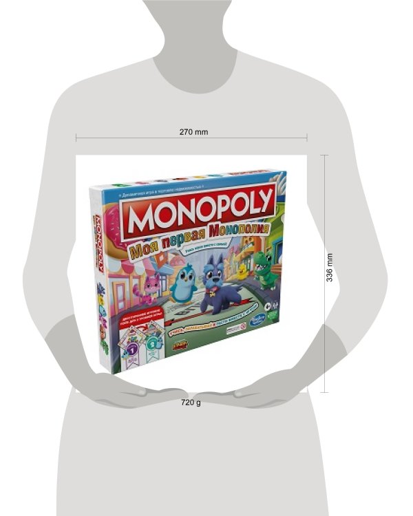 Игра настольная Hasbro Games Монополия Джуниор 2в1