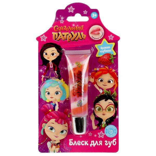 Косметика ДЛЯ ДЕВОЧЕК СКАЗОЧНЫЙ ПАТРУЛЬ блеск для губ, оран/роз/бел, блис МИЛАЯ ЛЕДИ в кор.4*24шт