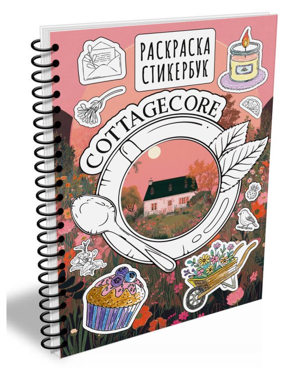 Cottagecore стикербук