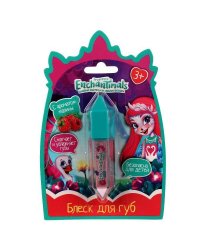 Косметика ДЛЯ ДЕВОЧЕК ЭНЧАНТИМАЛС блеск для губ,  розовый, 7мл, блистер МИЛАЯ ЛЕДИ в кор.4*24шт