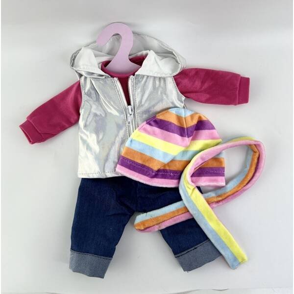 Одежда для кукол 40-46 см, на плечиках в пакете КАРАПУЗ в кор.96шт