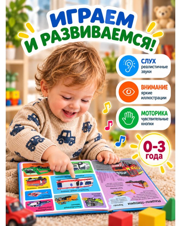 Дополнительное изображение книги «Полезные машины. Книга со звуками»