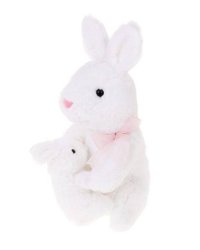 Мама и малыш Зайчиха 25см