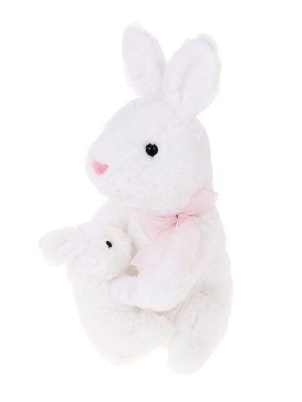 Мама и малыш Зайчиха 25см