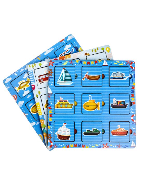 Игровые наборы (Ковальский) Игровой набор «Вкладыши. Транспорт», 155103