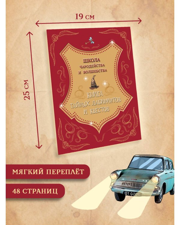 Школа чародейства и волшебства. Книга тайных лабиринтов и квестов