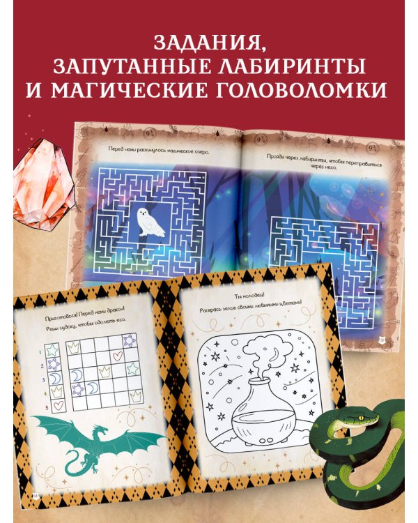 Школа чародейства и волшебства. Книга тайных лабиринтов и квестов