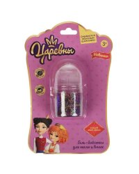 Косметика ДЛЯ ДЕВОЧЕК Царевны гель-блестки для тела и волос,роз МИЛАЯ ЛЕДИ в кор.4*24шт