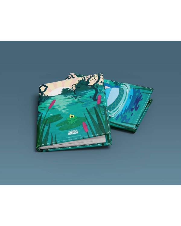 Летучий корабль. Обложка на паспорт. Водяной