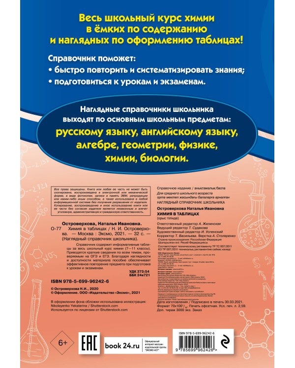 Химия в таблицах