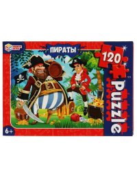 Пираты. Пазл классический в коробке 120 деталей. Умные игры в кор.64шт