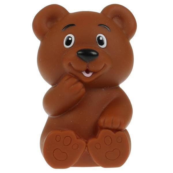 ИГРУШКИ ДЛЯ ВАННОЙ (Умка) Игрушка для ванны мишка сетка, хенгтег КАПИТОШКА в кор.100шт