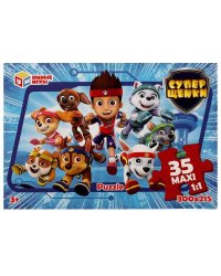 Суперщенки.  Puzzle 35 макси. 180х127х35мм. Умные игры в кор.24шт