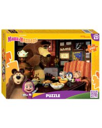 Мозаика "puzzle" 260 "Маша и Медведь (нов.)" (Анимаккорд)