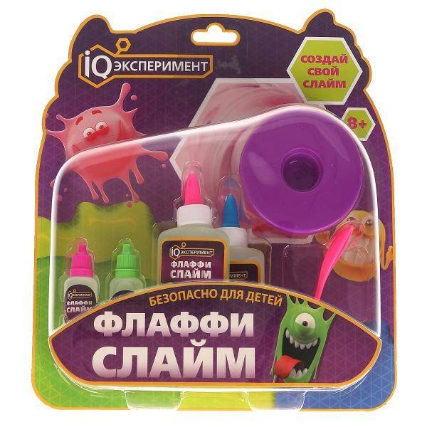 Набор опыты сделай слайм сам воздушный,в кор. 16шт ИГРАЕМ ВМЕСТЕ в кор.18шт