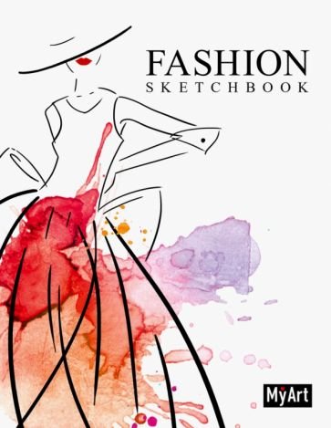 Fashion СКЕТЧБУК на гребне. Дама в шляпе акварель