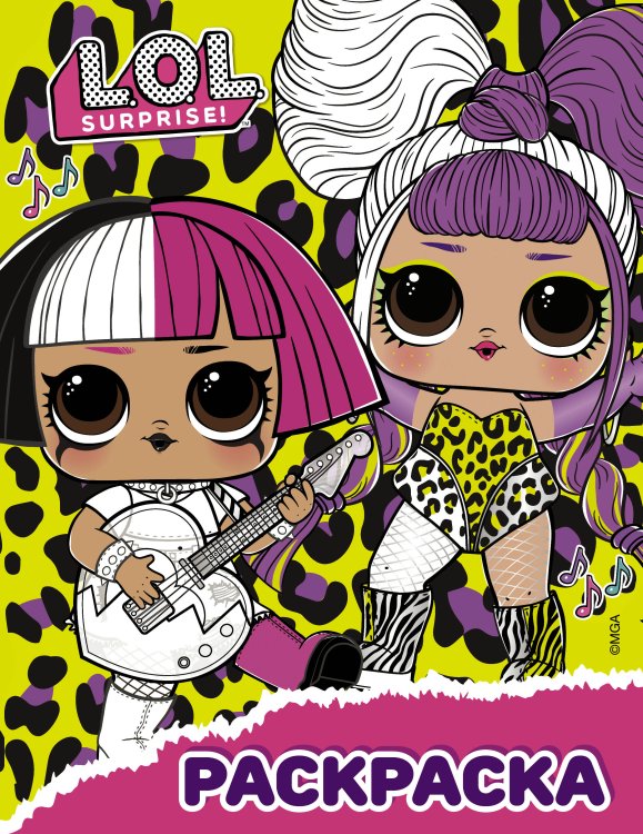 L.O.L. Surprise! L.O.L. Surprise! Раскраска (жёлтая)