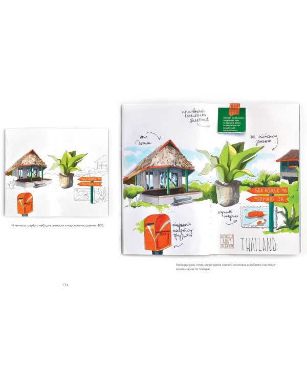 Скетчинг маркерами с Анной Расторгуевой. 6 жанров — 6 уроков