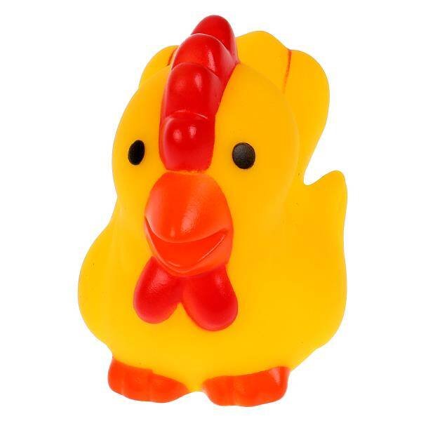Игрушка для ванны петушок сетка, хенгтег КАПИТОШКА в кор.100шт