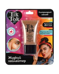 Хайлайтер для лица жидкий цвет бежевый TIK TOK GIRL в кор.24*12шт