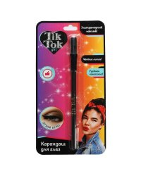 Карандаш для глаз коричневый TIK TOK GIRL в кор.48*12шт