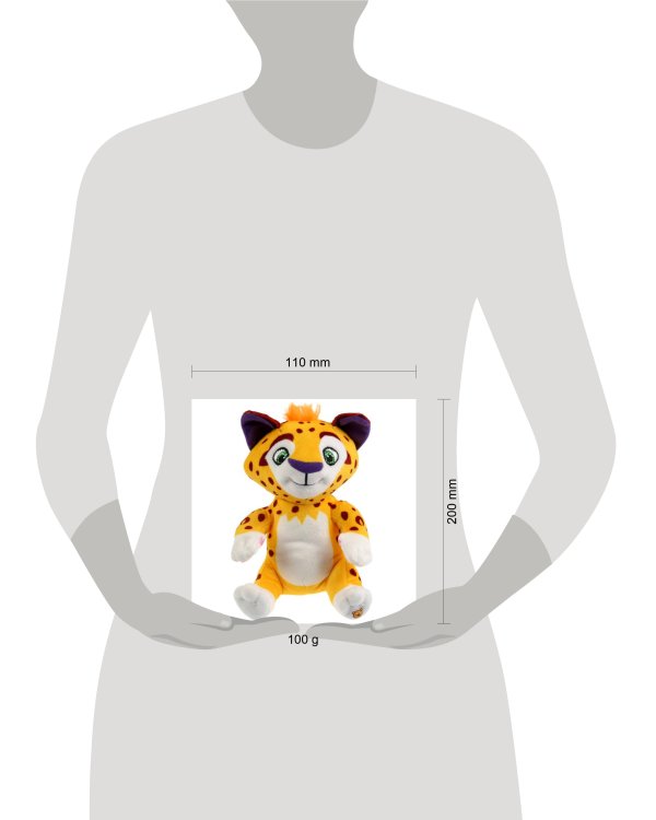 Игрушка мягкая ЛЕО и ТИГ, Лео 20см. без чипа,  в пак. Мульти-пульти в кор.24шт