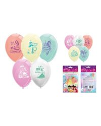 Воздушные шарики «Принцессы» 30 см, 5 шт.