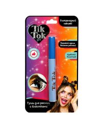 Тушь для ресниц с блестками, цвет синий TIK TOK GIRL в кор.48*12шт