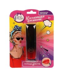 Косметика ДЛЯ ДЕВОЧЕК помада для губ, красная МИЛАЯ ЛЕДИ в кор.60*12шт