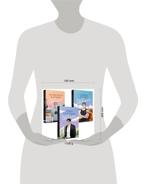 Комплект из 3-х книг (Парни из старшей школы + Неприятности в старшей школе + Короли старшей школы)