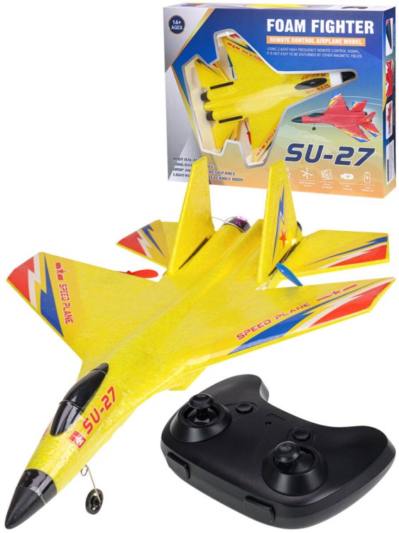Самолет на радиоуправ.(цвет микс) 32,6*25,5*9см (Арт. Y25192001)