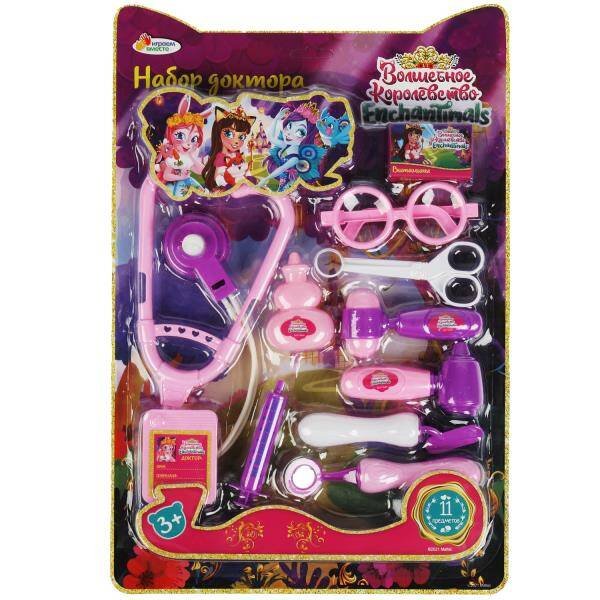 НАБОРЫ ДОКТОРА (Умка) Набор доктора ЭНЧАНТИМАЛС блист.28*45*3см ИГРАЕМ ВМЕСТЕ в кор.2*36шт