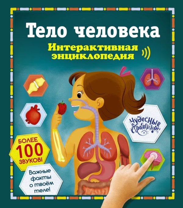 Обложка книги «Тело человека. Интерактивная энциклопедия», ISBN 9785171820220