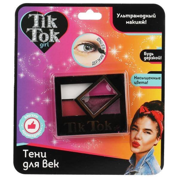 Тени для век TIK TOK GIRL в кор.24*12шт