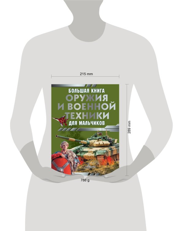 Большая книга оружия и военной техники для мальчиков